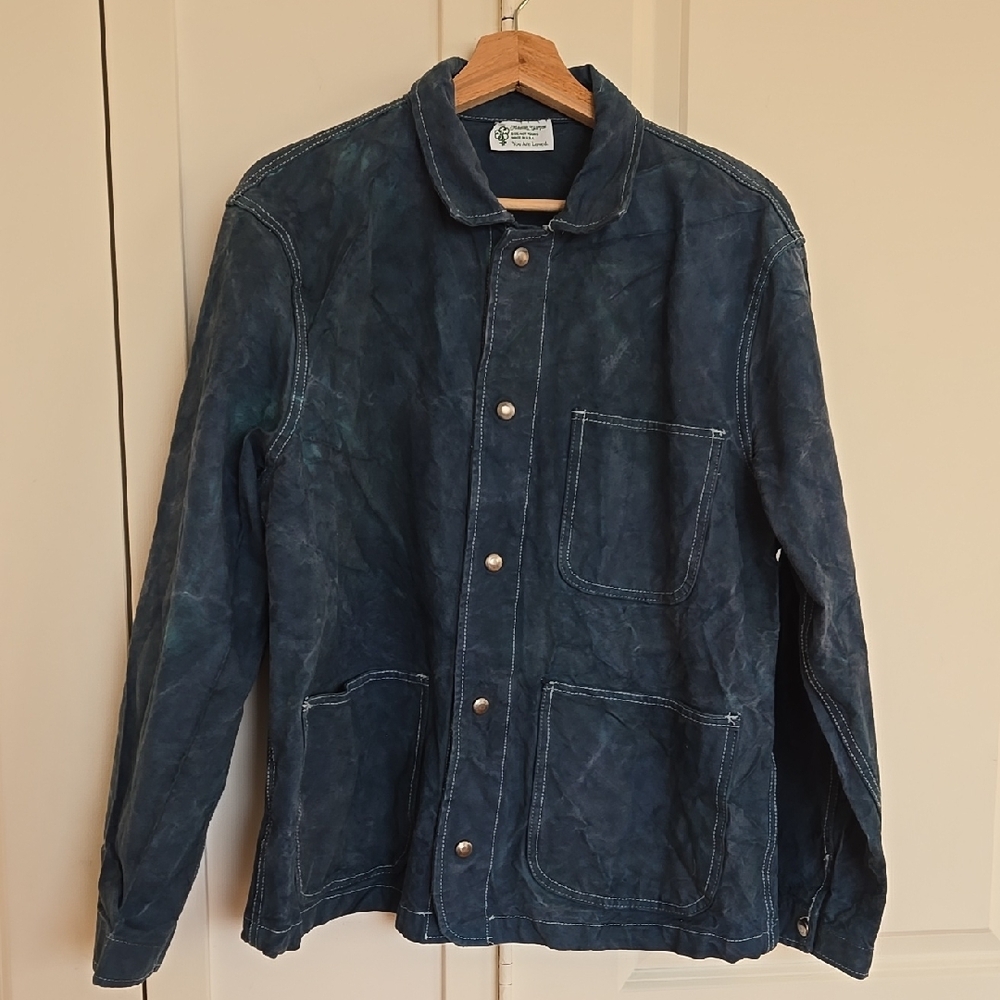 Mauvais Garcon Dyed Blue Denim Chore Jacket
